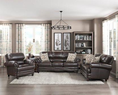Homelegance  - Milford Chair in Brown - 9268BRW-1  view 5