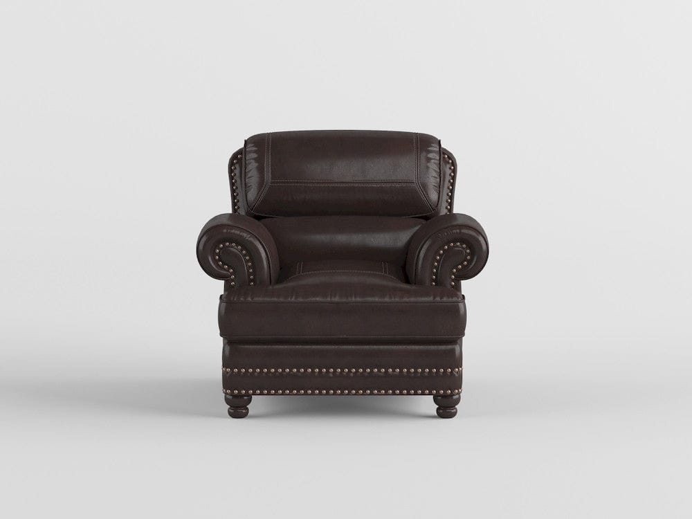 Homelegance  - Milford Chair in Brown - 9268BRW-1  view 7