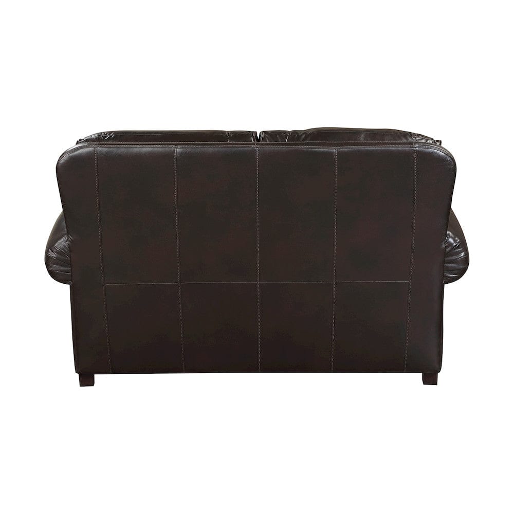 Homelegance  - Milford Love Seat in Brown - 9268BRW-2  view 4