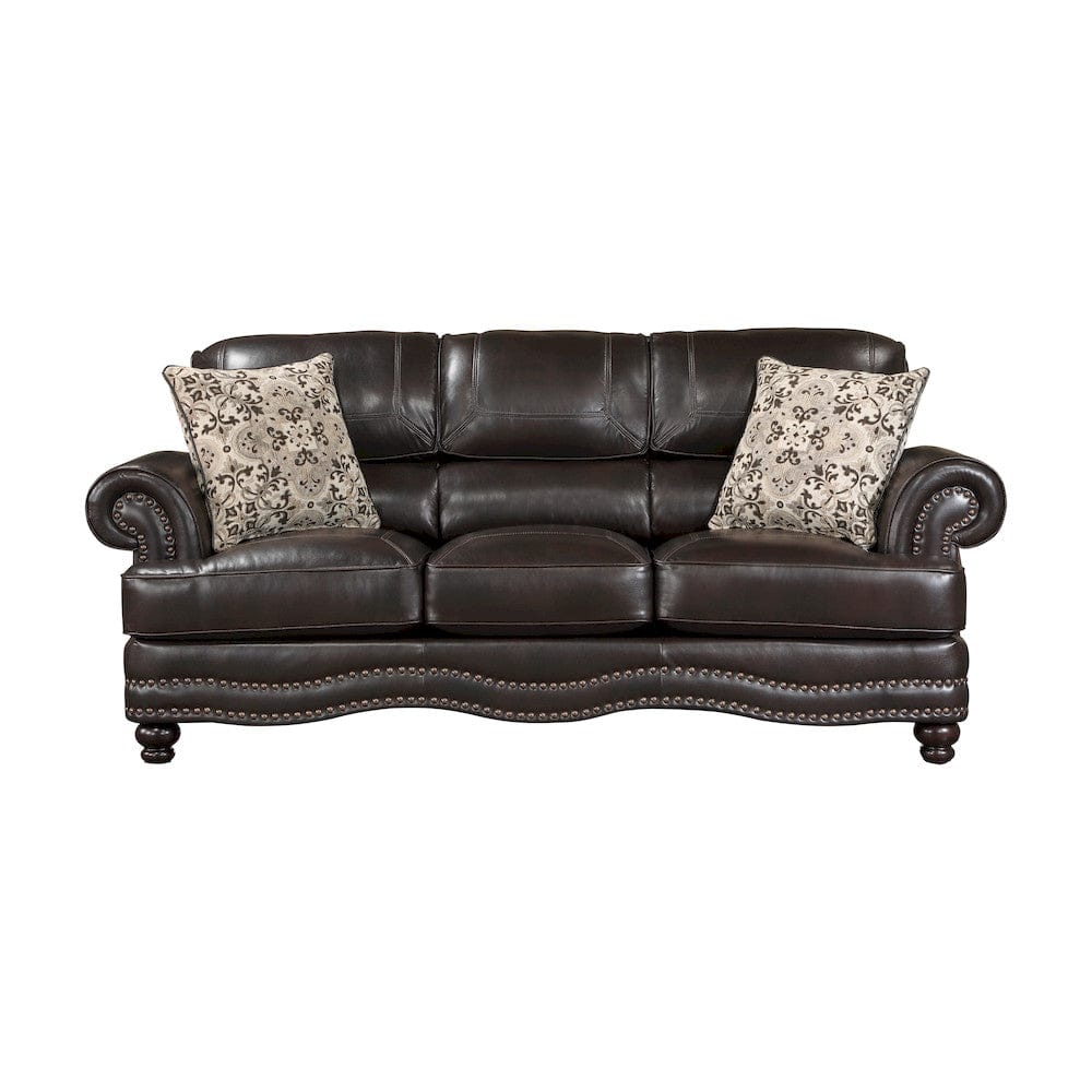 Homelegance  - Milford Sofa in Brown - 9268BRW-3  view 6