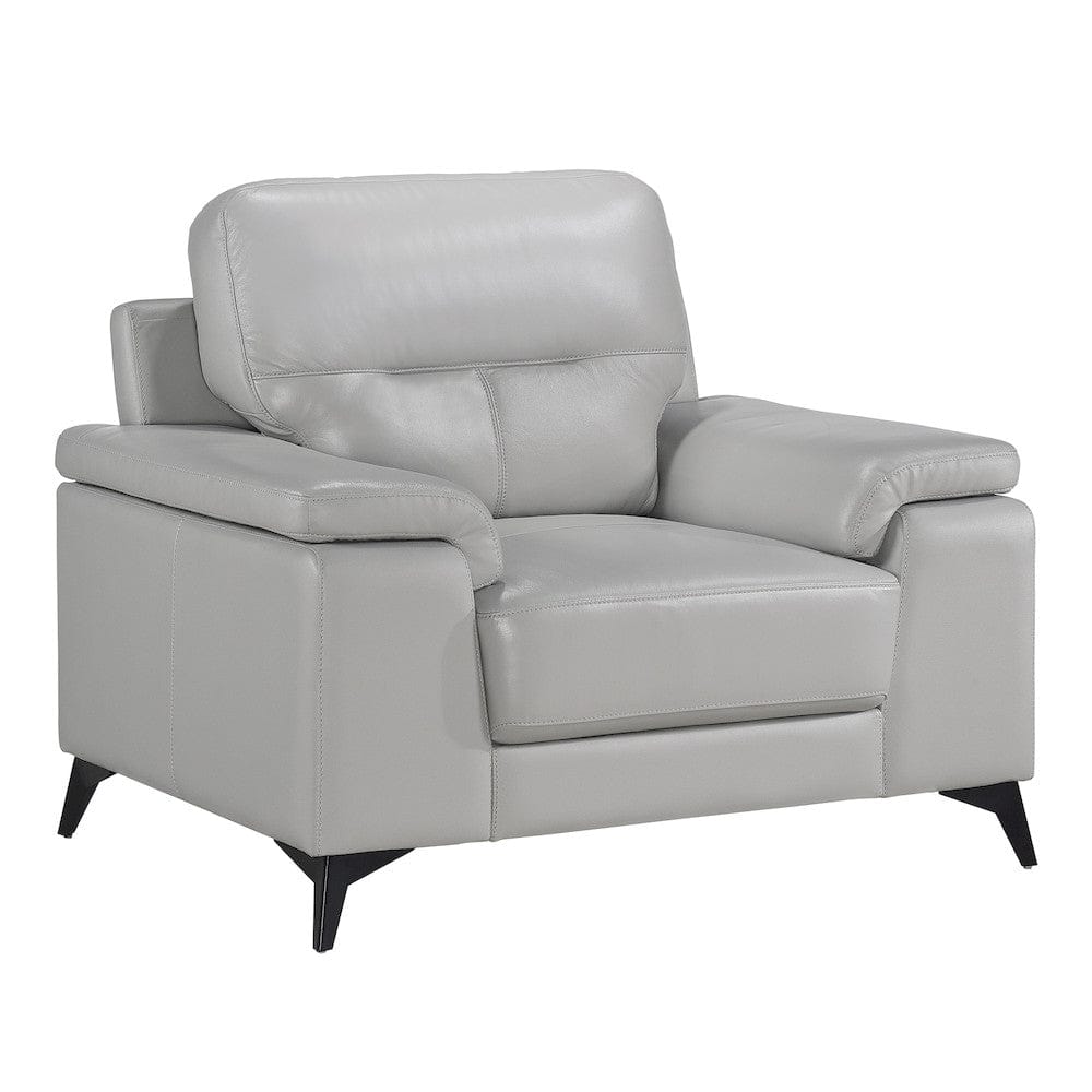 Homelegance  - Mischa Chair in Silver gray - 9514SVE-1  view 2