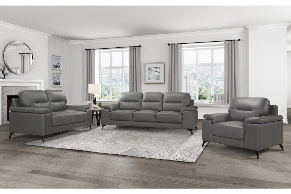 Homelegance  - Mischa Love Seat in Dark gray - 9514DGY-2  view 4