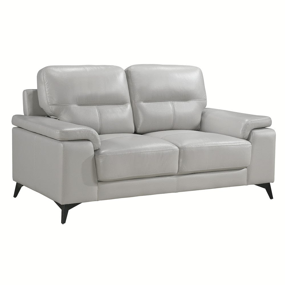Homelegance  - Mischa Love Seat in Silver gray - 9514SVE-2  view 2