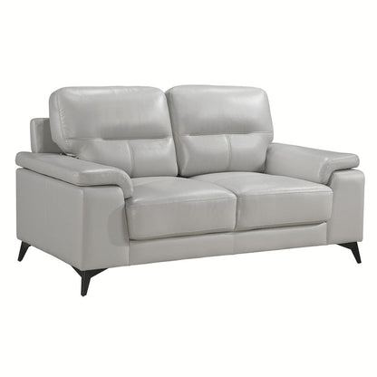 Homelegance  - Mischa Love Seat in Silver gray - 9514SVE-2  view 2