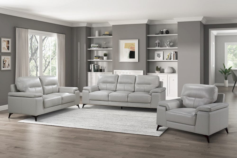Homelegance  - Mischa Love Seat in Silver gray - 9514SVE-2  view 4
