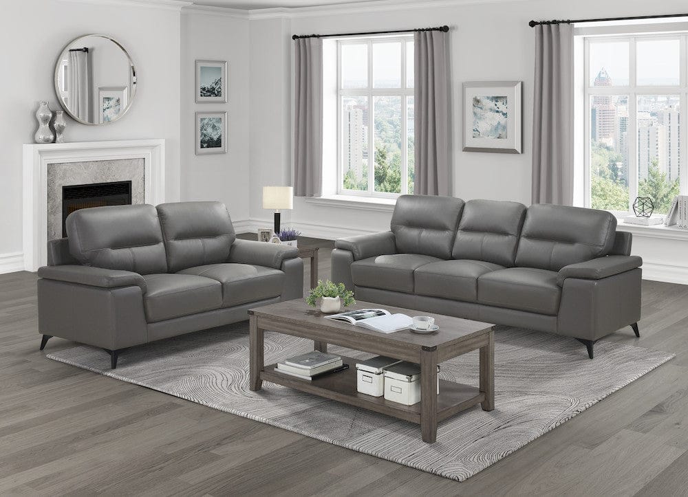 Homelegance  - Mischa Sofa in Dark gray - 9514DGY-3  view 5