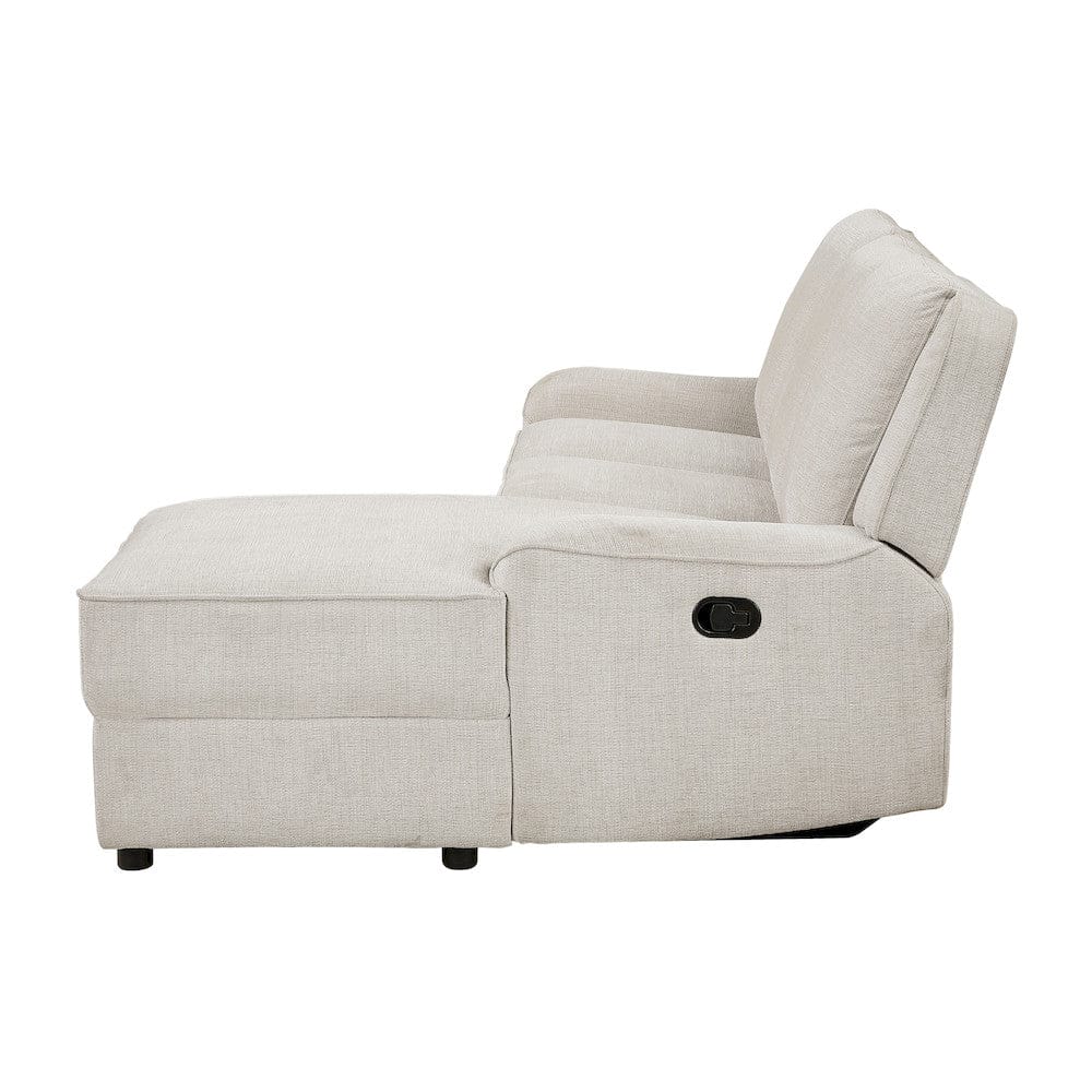 Homelegance  - Monterey 2-Piece Reclining Sectional W/ Right Chaise in Beige - 8530BExSC  view 4