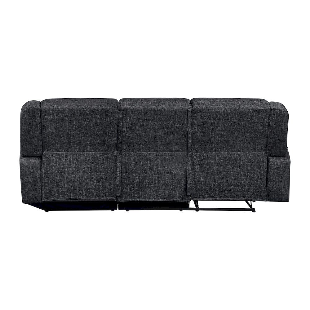 Homelegance  - Monterey 2-Piece Reclining Sectional W/ Right Chaise in Ebony - 8530EBxSC  view 3
