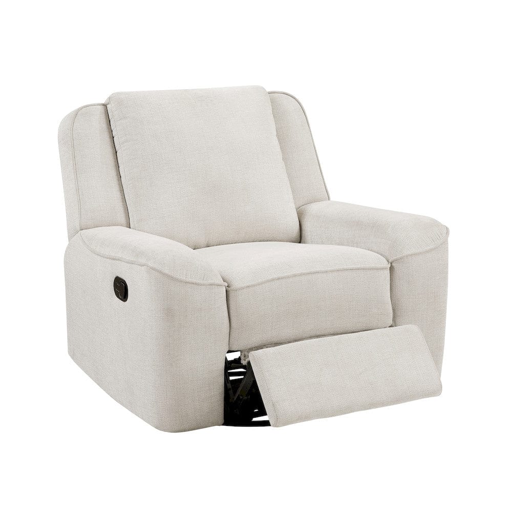 Homelegance  - Monterey Swivel Reclining Chair in Beige - 8530BE-1  view 5