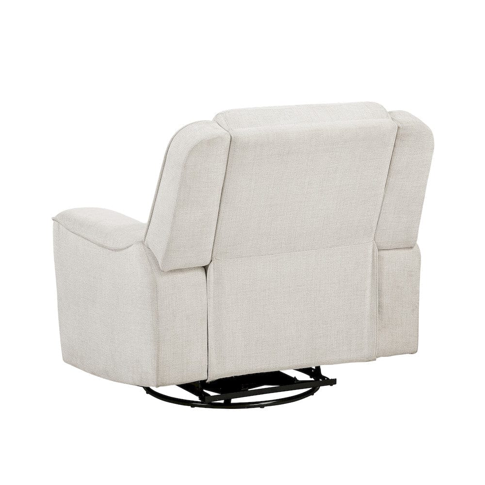 Homelegance  - Monterey Swivel Reclining Chair in Beige - 8530BE-1  view 6