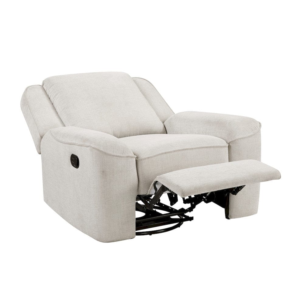 Homelegance  - Monterey Swivel Reclining Chair in Beige - 8530BE-1  view 8