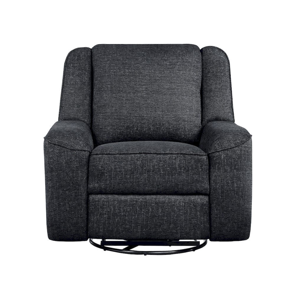 Homelegance  - Monterey Swivel Reclining Chair in Ebony - 8530EB-1  view 1
