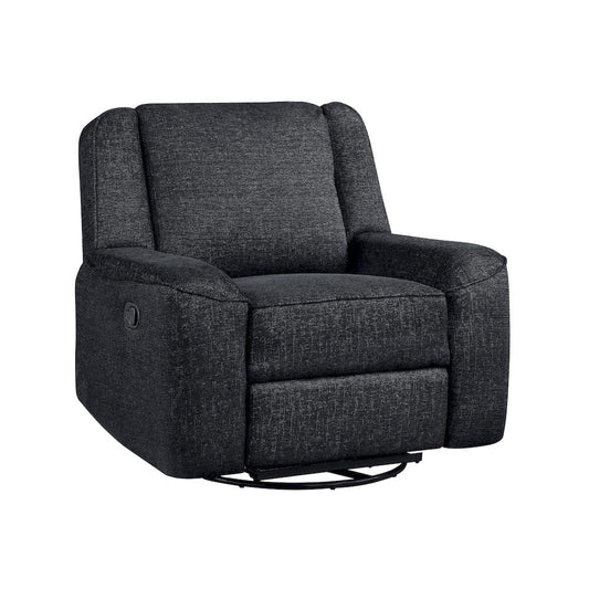 Homelegance  - Monterey Swivel Reclining Chair in Ebony - 8530EB-1  view 2