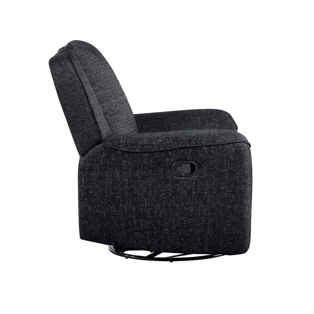 Homelegance  - Monterey Swivel Reclining Chair in Ebony - 8530EB-1  view 3