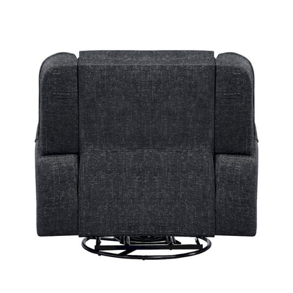 Homelegance  - Monterey Swivel Reclining Chair in Ebony - 8530EB-1  view 4