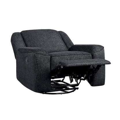 Homelegance  - Monterey Swivel Reclining Chair in Ebony - 8530EB-1  view 5