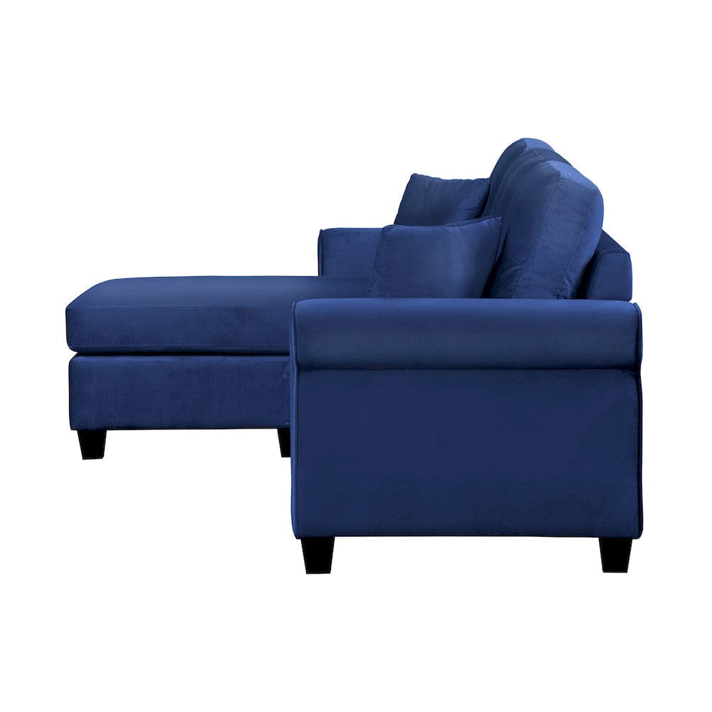 Homelegance  - Monty Reversible Sofa Chaise in Navy - 9411NV-3SC  view 3