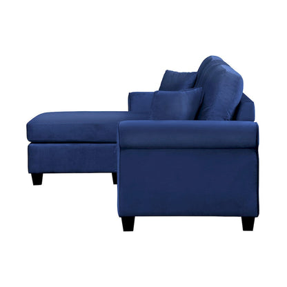 Homelegance  - Monty Reversible Sofa Chaise in Navy - 9411NV-3SC  view 3
