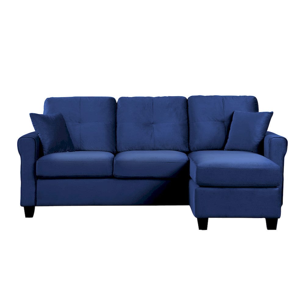 Homelegance  - Monty Reversible Sofa Chaise in Navy - 9411NV-3SC  view 4