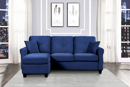Homelegance  - Monty Reversible Sofa Chaise in Navy - 9411NV-3SC  view 7