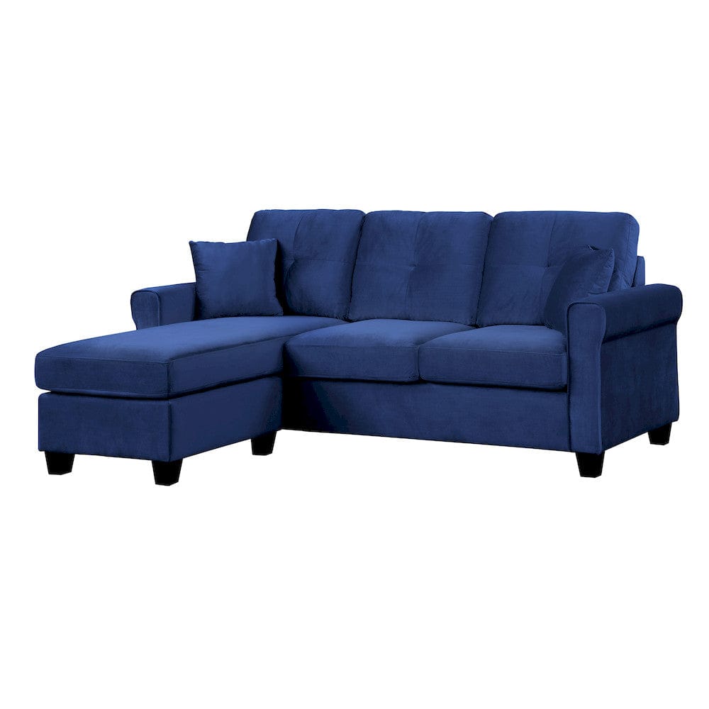 Homelegance  - Monty Reversible Sofa Chaise in Navy - 9411NV-3SC  view 10