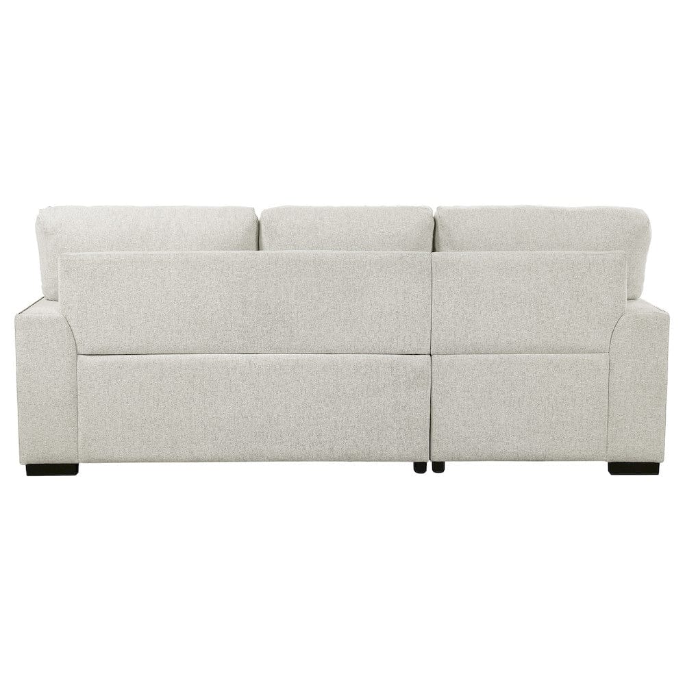 Homelegance  - Morelia 2-Piece Sectional W/ Pull-out Bed and Left Chaise W/ Hidden Storage in Beige - 9468BEx2LC2R  view 7