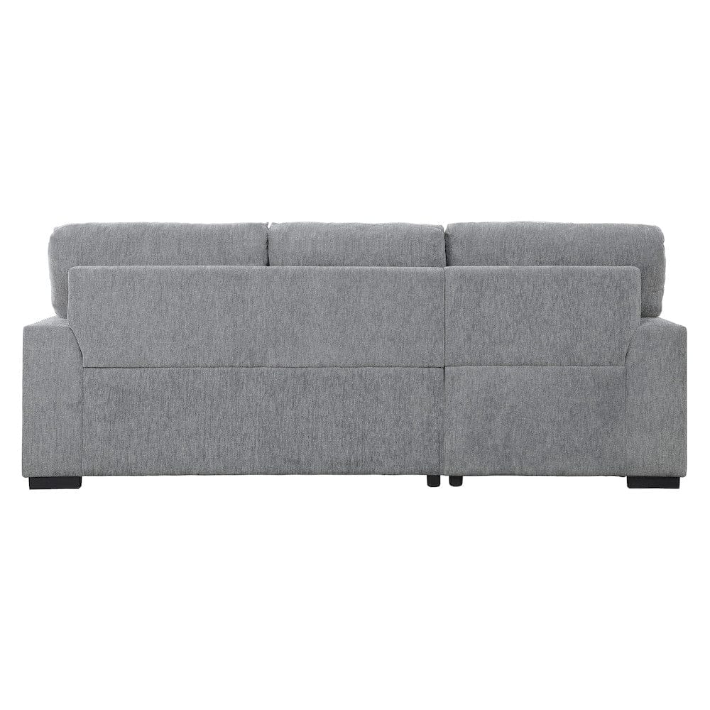 Homelegance  - Morelia 2-Piece Sectional W/ Pull-out Bed and Left Chaise W/ Hidden Storage in Gray - 9468DGx2LC2R  view 6