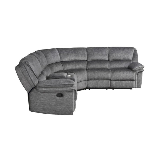 Homelegance  - Muirfield 3-Piece Reclining Sectional W/ Left Console in Gray - 9913x32LCN2R  view 2