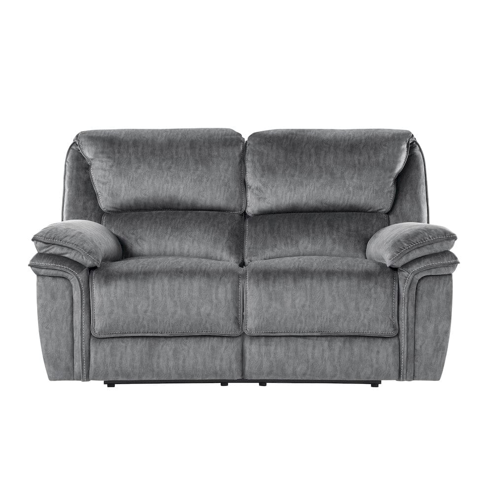 Homelegance  - Muirfield Double Reclining Love Seat in Gray - 9913-2WC  view 1