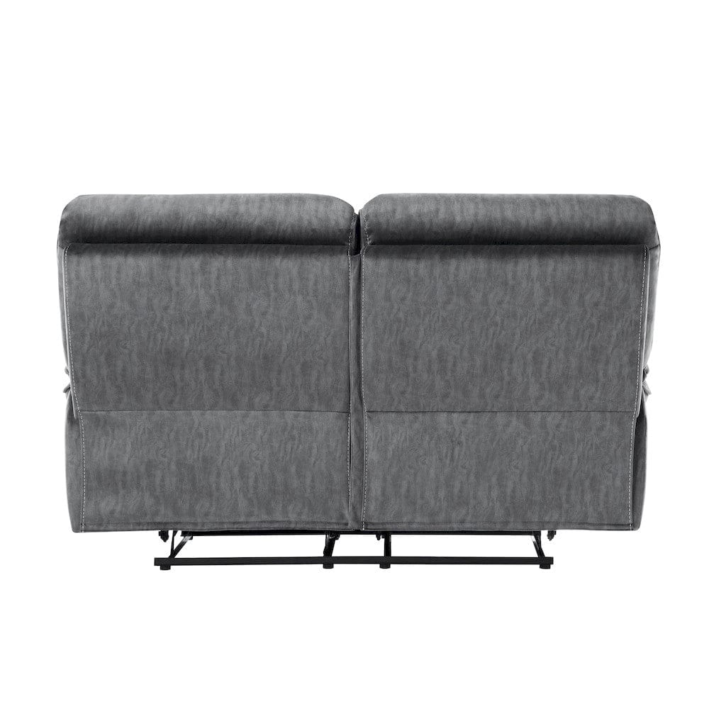 Homelegance  - Muirfield Double Reclining Love Seat in Gray - 9913-2WC  view 6