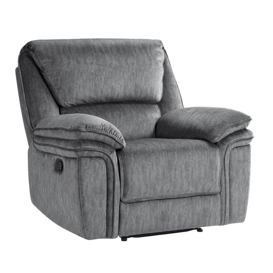Homelegance  - Muirfield Reclining Chair in Gray - 9913-1  view 2