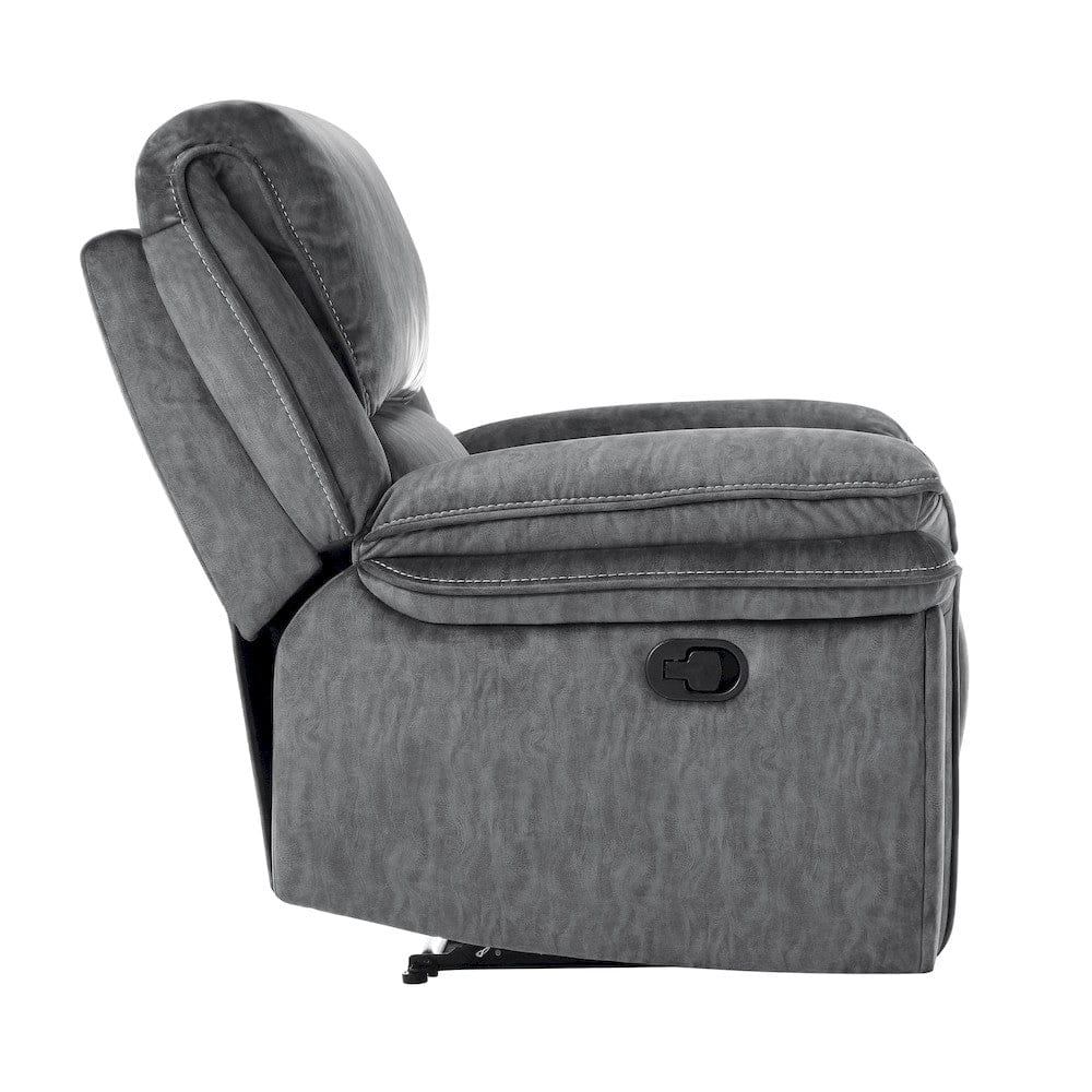 Homelegance  - Muirfield Reclining Chair in Gray - 9913-1  view 3