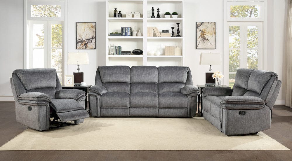 Homelegance  - Muirfield Reclining Chair in Gray - 9913-1  view 6