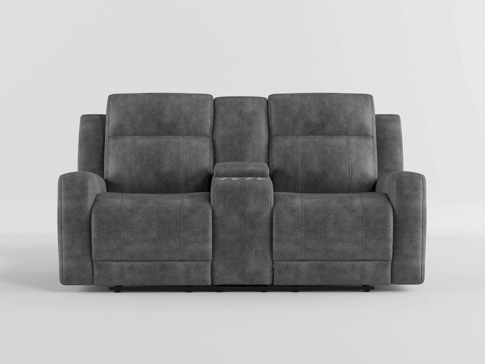 Homelegance  - Muncie Double Reclining Love Seat W/ Center Console in Brown - 9635BR-2  view 11