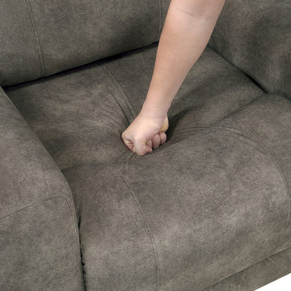 Homelegance  - Muncie Double Reclining Sofa in Brown - 9635BR-3  view 5