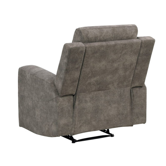 Homelegance  - Muncie Reclining Chair in Brown - 9635BR-1  view 2