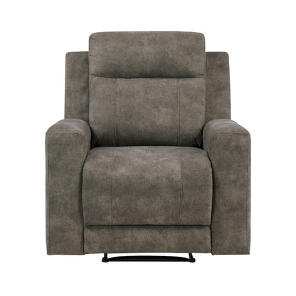 Homelegance  - Muncie Reclining Chair in Brown - 9635BR-1  view 7