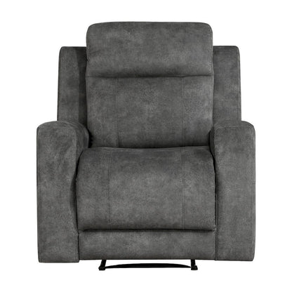 Homelegance  - Muncie Reclining Chair in Brownish gray - 9635DG-1  view 1