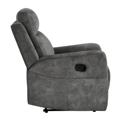 Homelegance  - Muncie Reclining Chair in Brownish gray - 9635DG-1  view 3