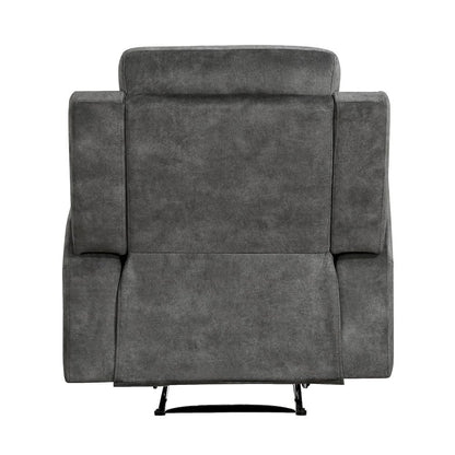 Homelegance  - Muncie Reclining Chair in Brownish gray - 9635DG-1  view 4
