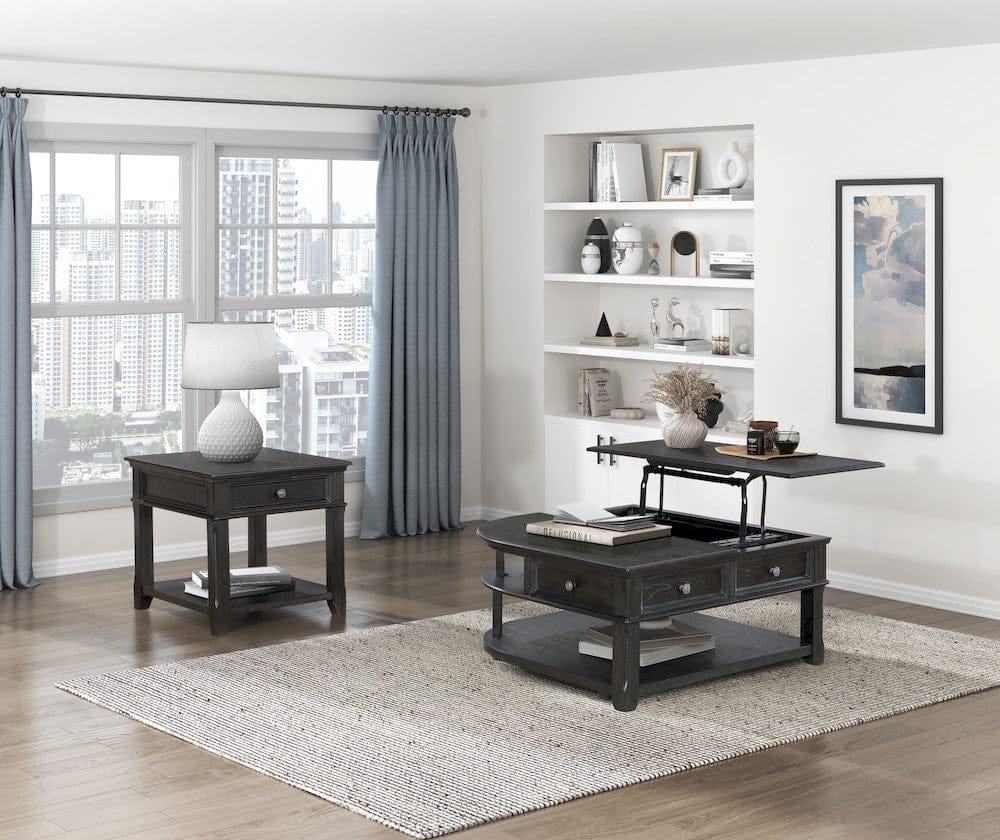 Homelegance  - Muriel End Table - 3503BK-04  view 7