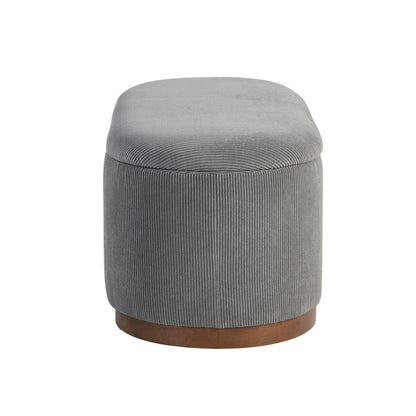 Homelegance  - Nell Lift Top Storage Bench in Gray - 4796GY  view 2