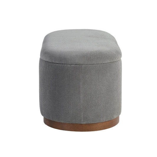 Homelegance  - Nell Lift Top Storage Bench in Gray - 4796GY  view 2