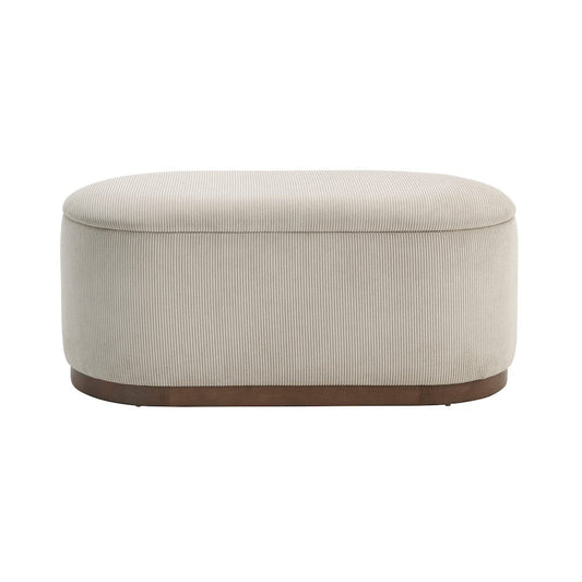 Homelegance  - Nell Lift Top Storage Bench in Taupe - 4796TP  view 1