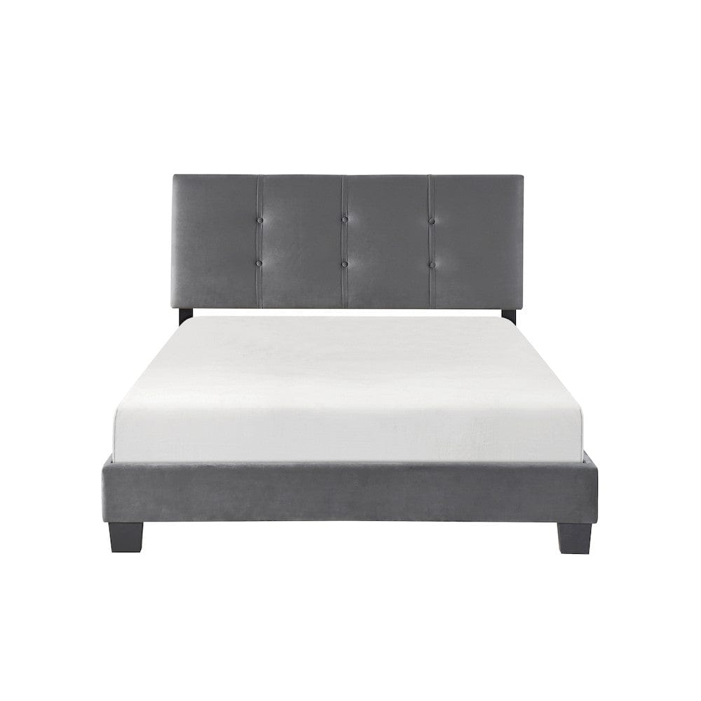 Homelegance  - Newberry Full Platform Bed in Dark gray - 1350DGF-1  view 1