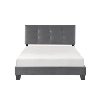 Homelegance  - Newberry Full Platform Bed in Dark gray - 1350DGF-1  view 1