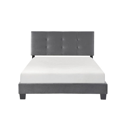 Homelegance  - Newberry Full Platform Bed in Dark gray - 1350DGF-1  view 1