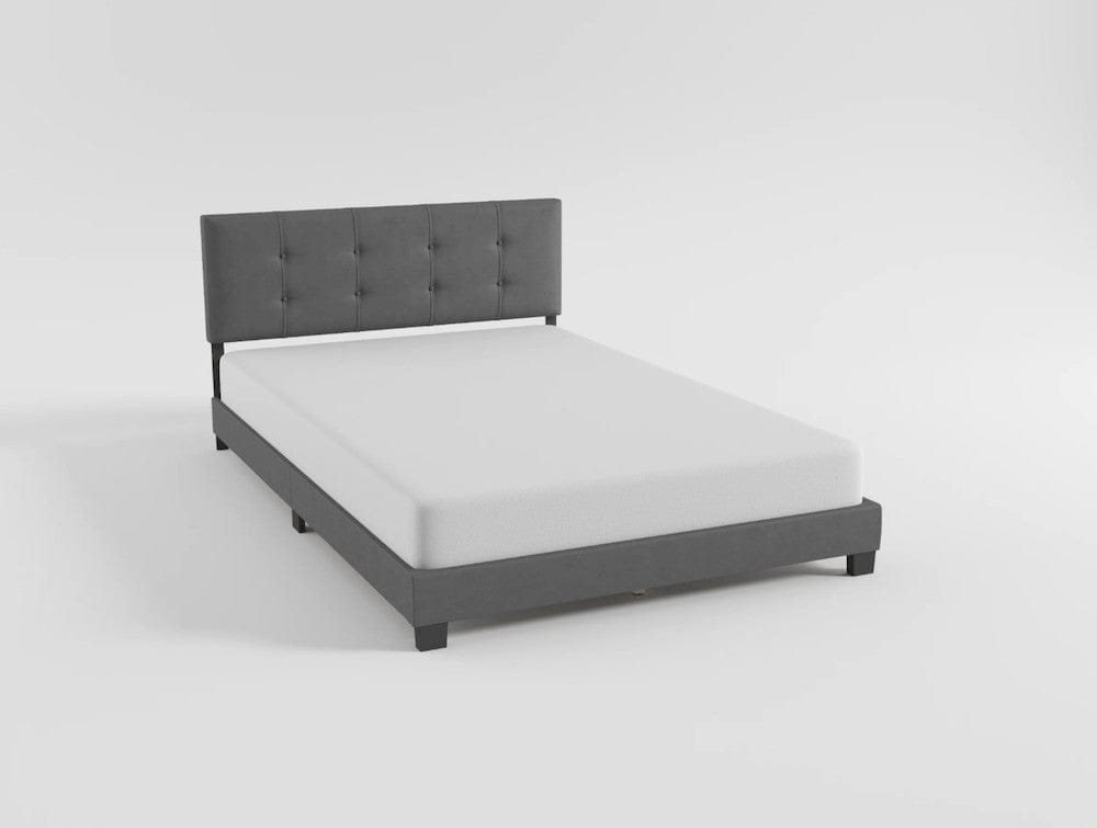 Homelegance  - Newberry Full Platform Bed in Dark gray - 1350DGF-1  view 4