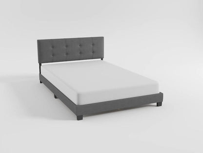Homelegance  - Newberry Full Platform Bed in Dark gray - 1350DGF-1  view 4