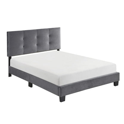 Homelegance  - Newberry Full Platform Bed in Dark gray - 1350DGF-1  view 5